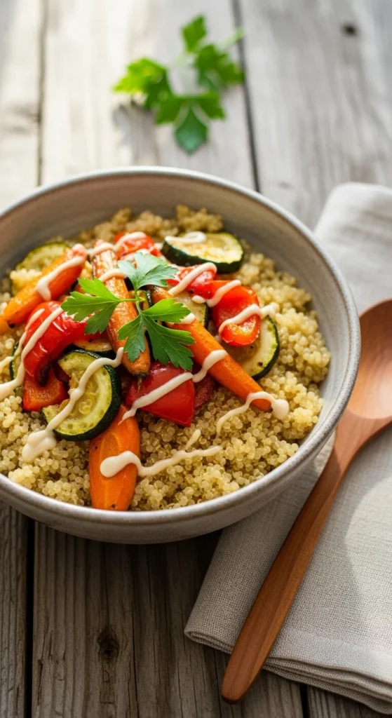 Roasted Vegetable Quinoa Bowl