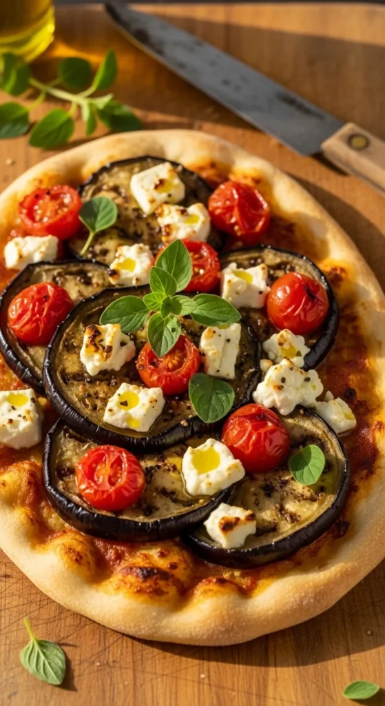 Mediterranean Veggie Flatbread