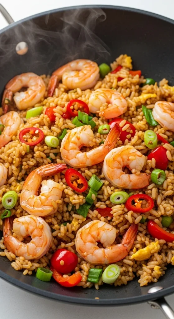 3. Spicy Shrimp Fried Rice