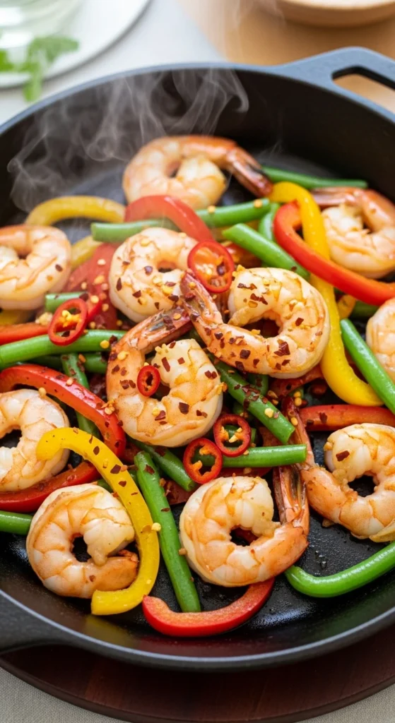 Garlic Shrimp Stir-Fry