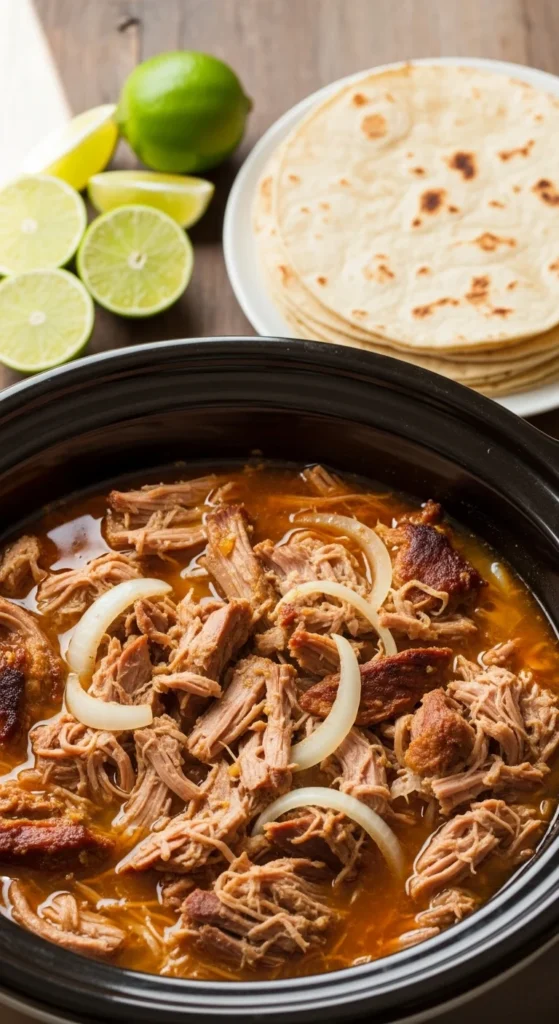 Slow-Cooker Carnitas Tacos