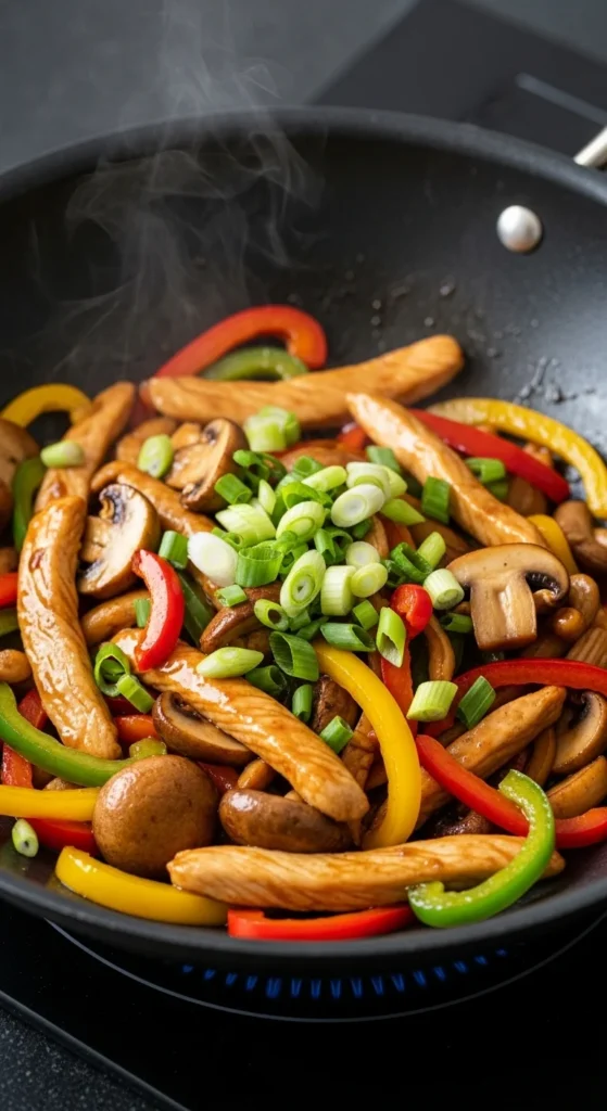 Turkey and Mushroom Stir-Fry