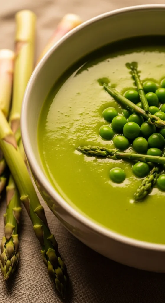 1. Asparagus and Pea Soup
