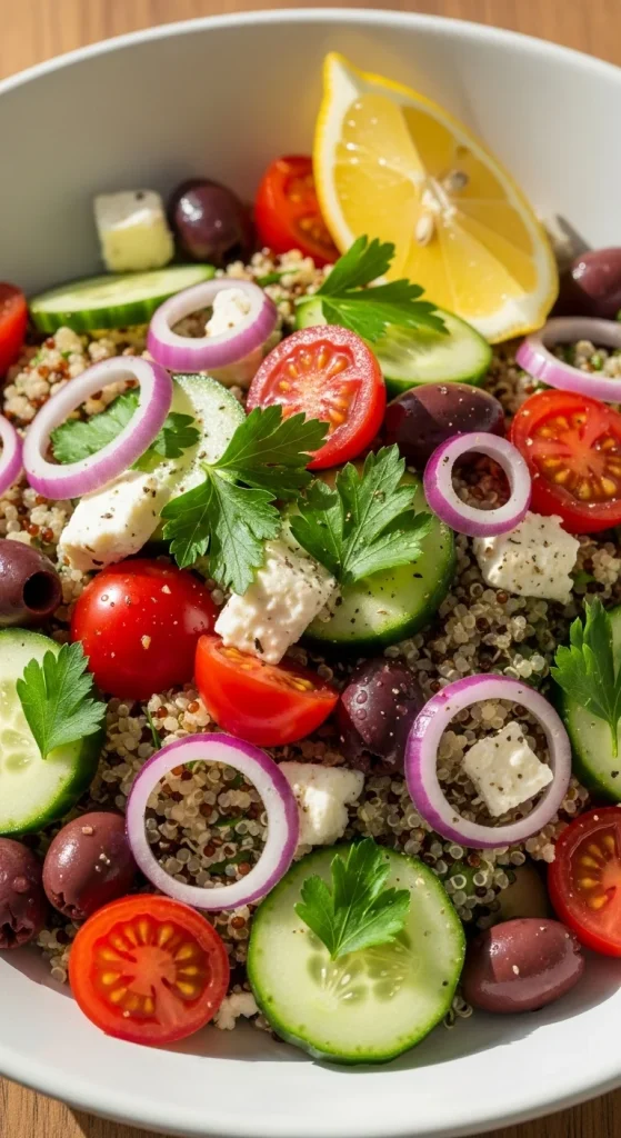 1. Mediterranean Quinoa Bowl