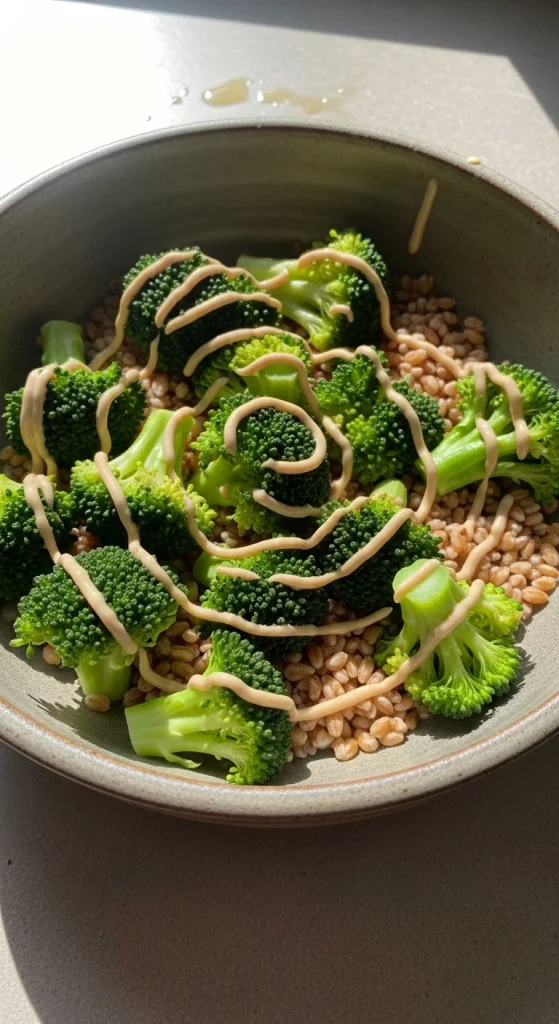 10. Broccoli and Tahini Grain Bowl