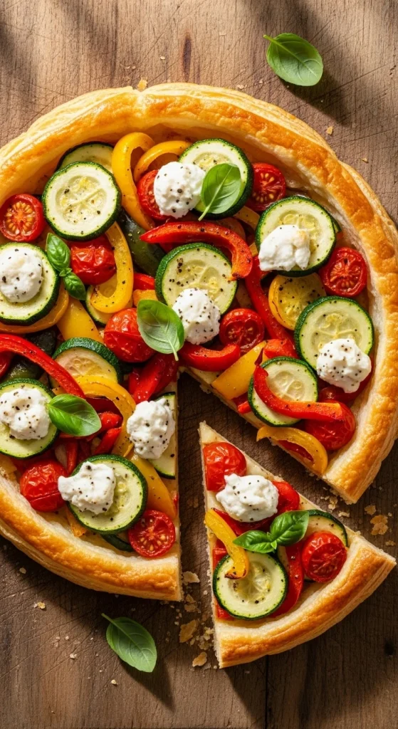 10. Roasted Vegetable Tart