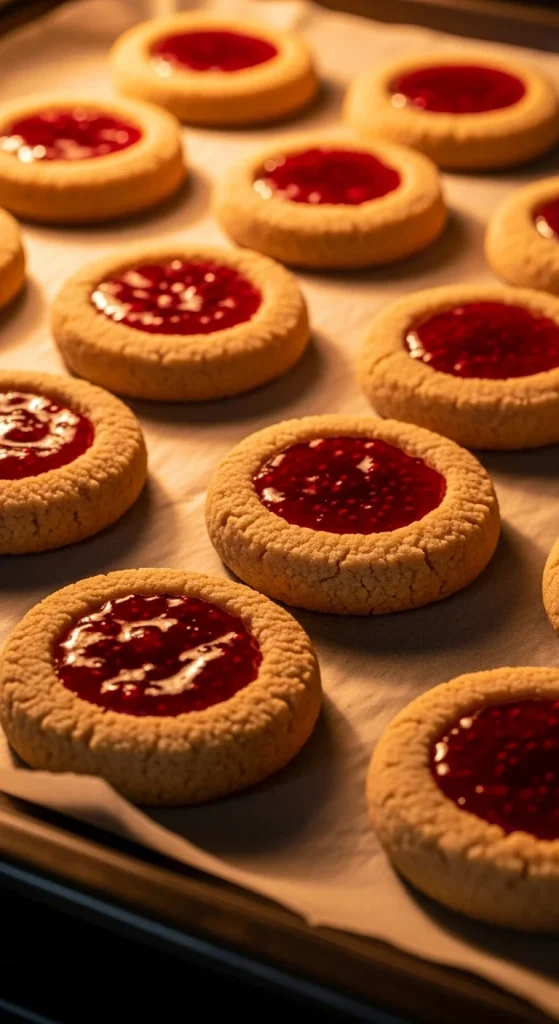 10. Strawberry Jam Thumbprint Cookies