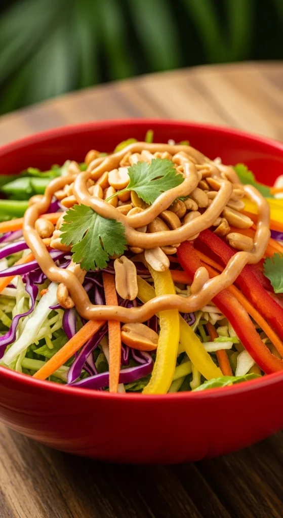 10. Thai Peanut Crunch Salad