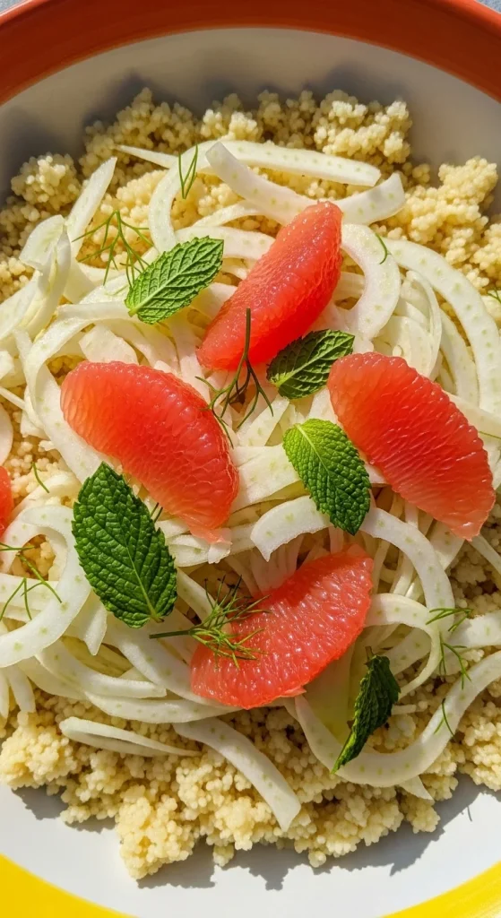 11. Fennel and Citrus Couscous Bowl