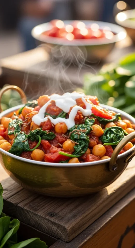 11. Indian Spiced Chickpea Bowl