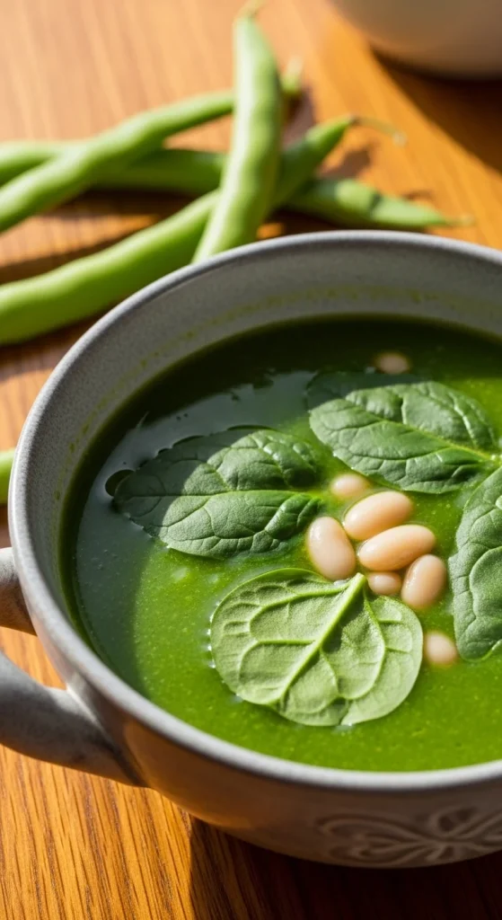 11. Spinach and White Bean Soup