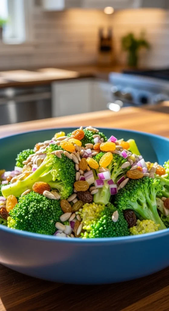 12. Broccoli Raisin Sweet Salad