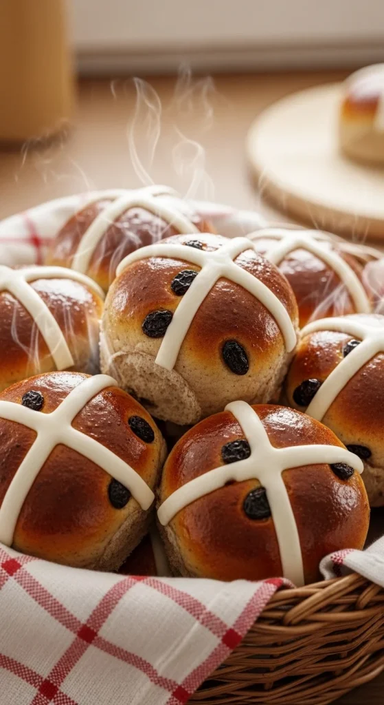 12. Vegan Hot Cross Buns