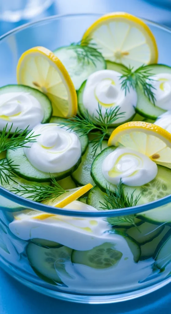 13. Cucumber Dill Yogurt Salad