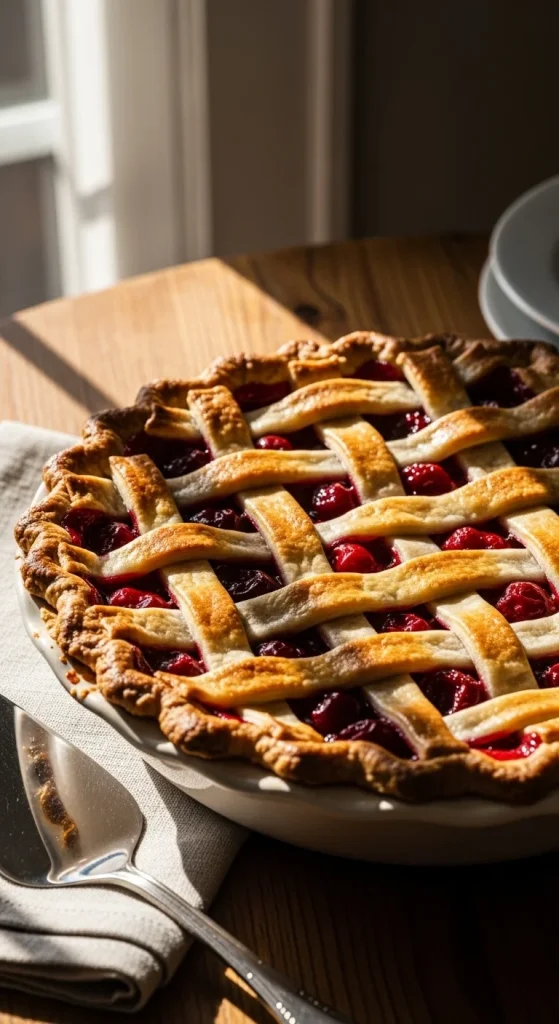 13. Vegan Strawberry Rhubarb Pie