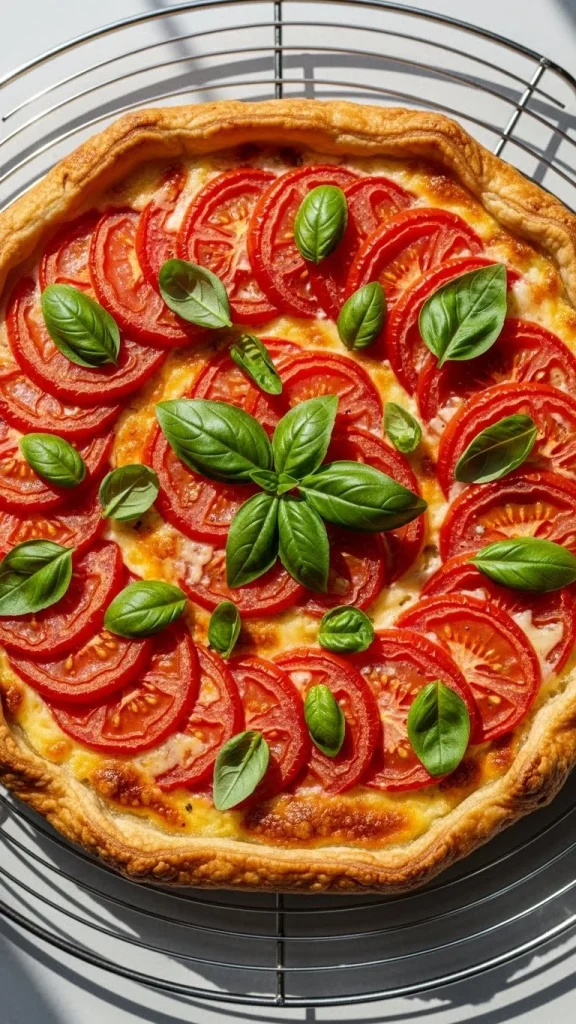 14. Tomato Basil Tart