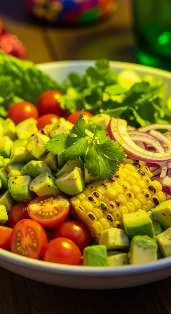 15. Avocado Corn Lime Salad