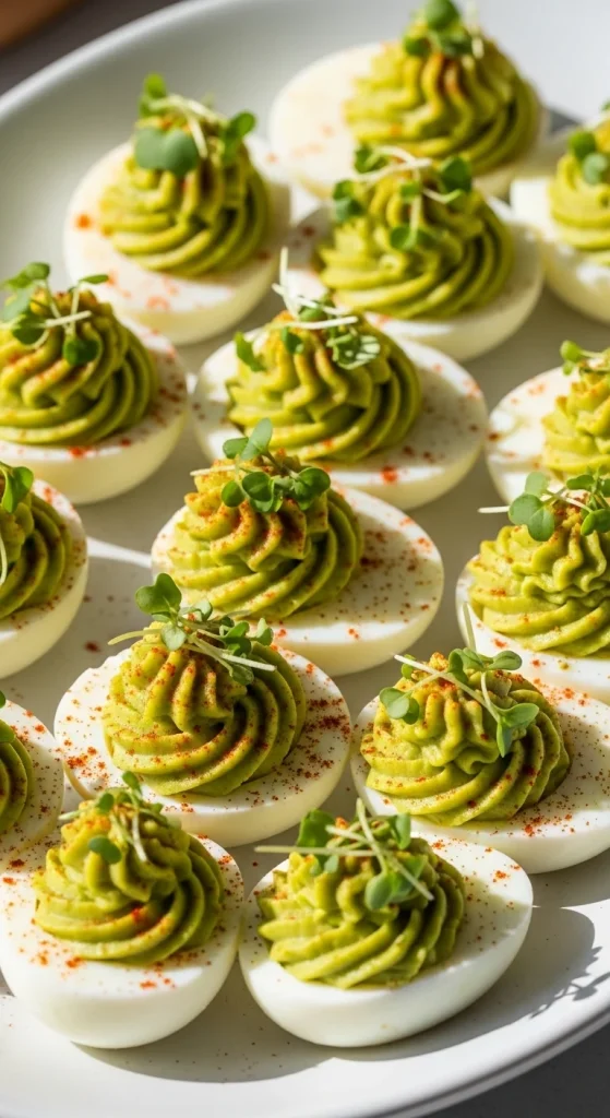 15. Avocado Deviled Eggs