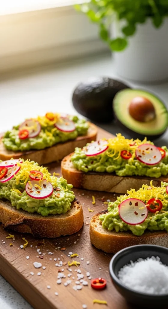 15. Lemon Avocado Toast