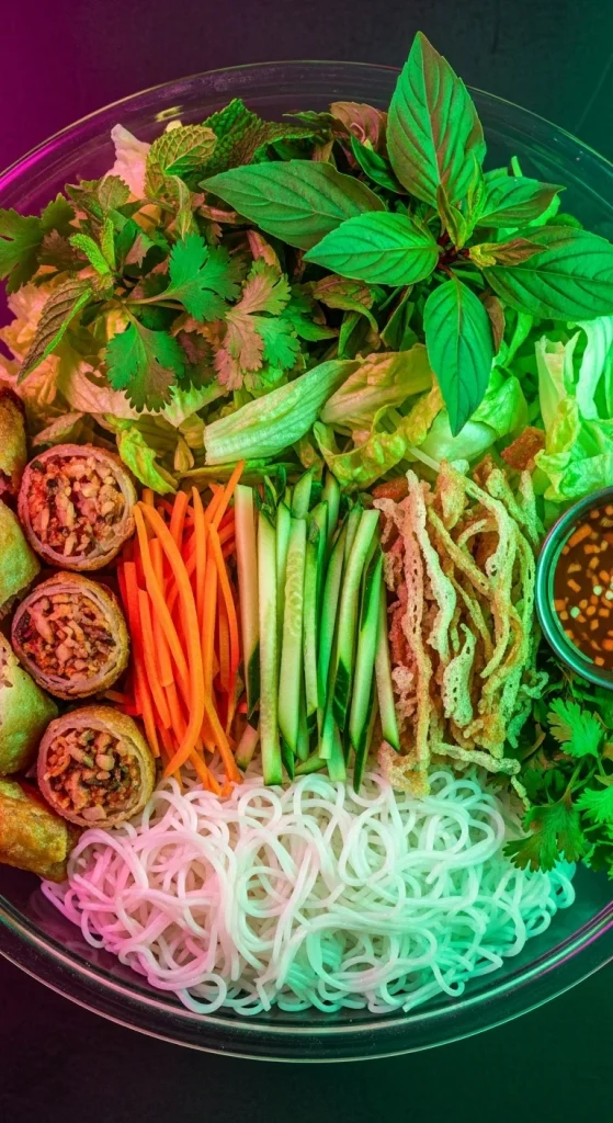 15. Vietnamese Spring Roll Bowl