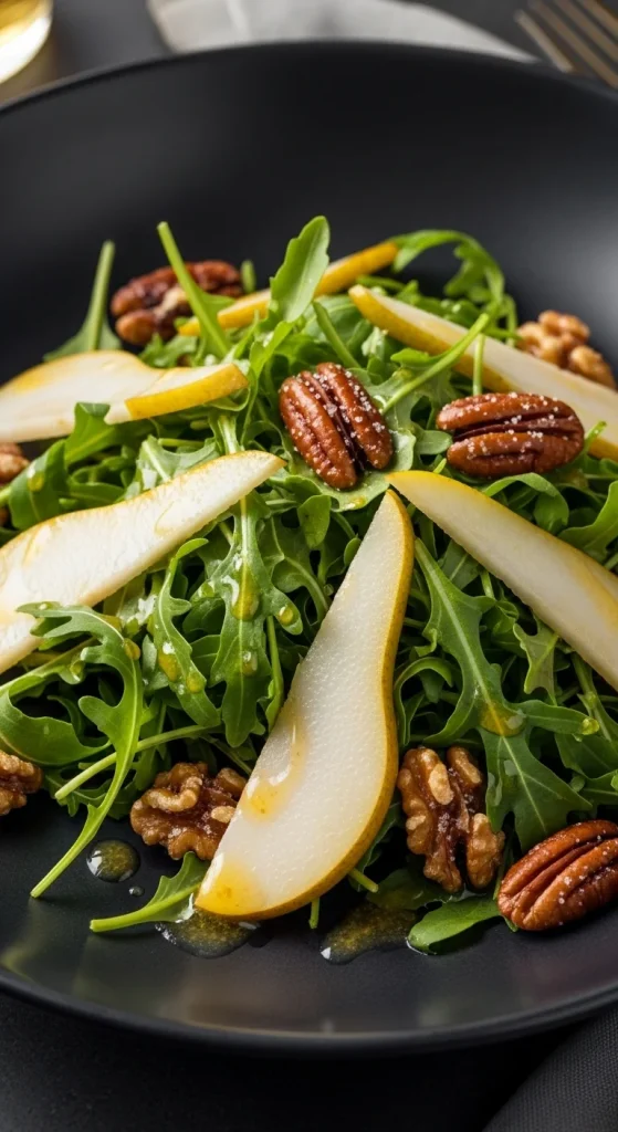 16. Arugula and Pear Salad Bowl