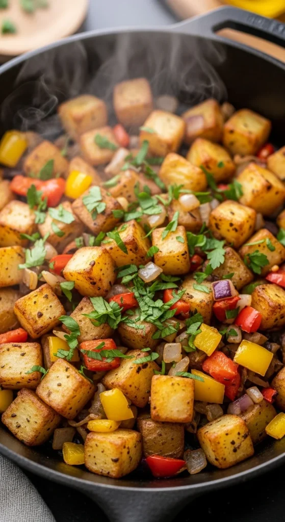 16. Potato and Pepper Hash