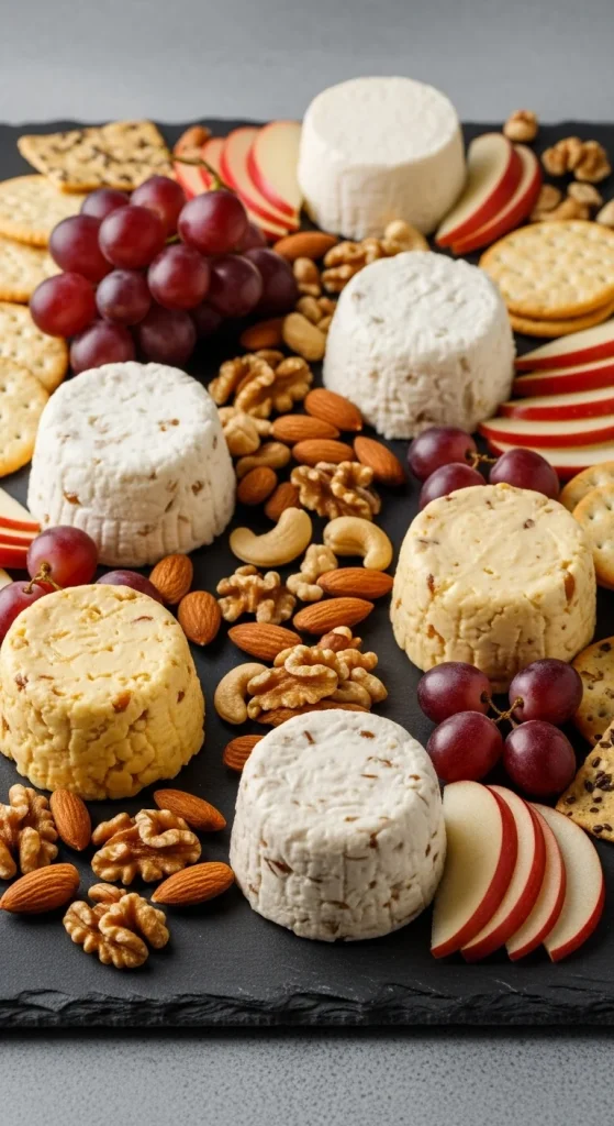 16. Vegan Cheese and Fruit Platter