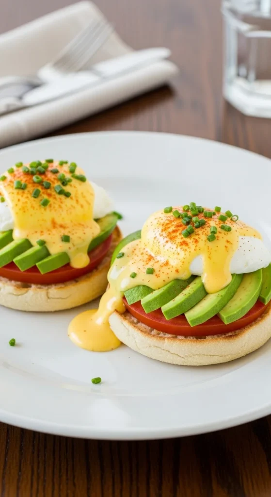 16. Vegan Eggs Benedict with Hollandaise