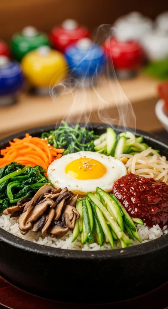 17. Korean Bibimbap Veggie Bowl