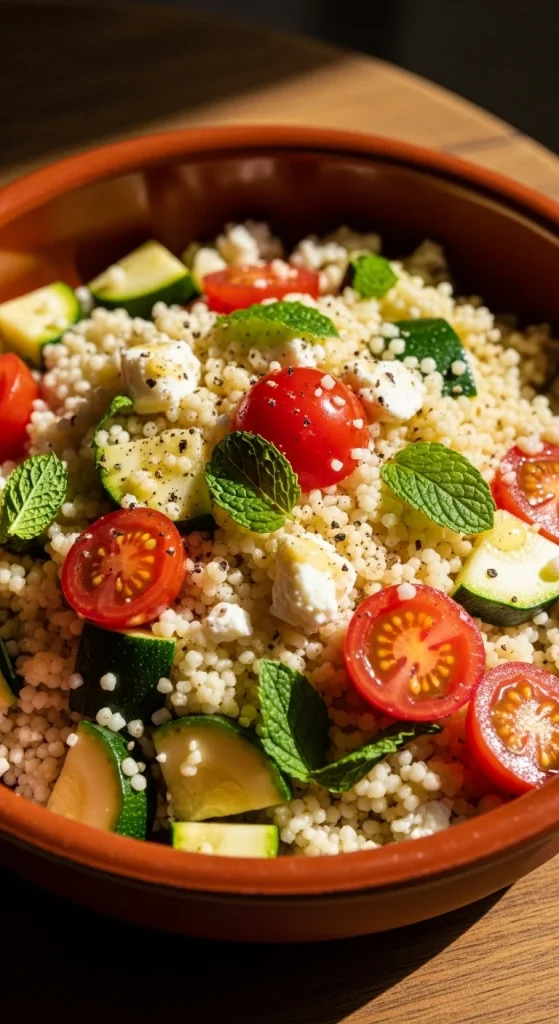 18. Couscous Veggie Herb Salad