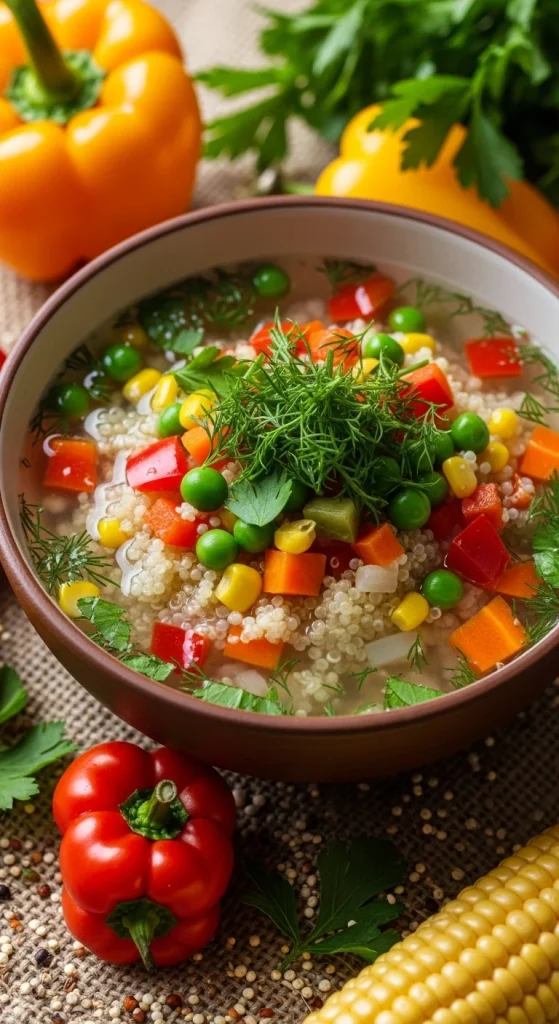 18. Quinoa Vegetable Soup
