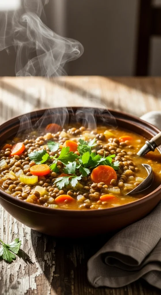 2. Classic Lentil Soup
