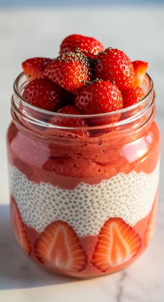 2. Strawberry Chia Pudding