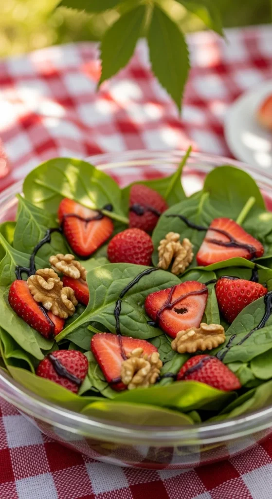 2. Strawberry Spinach Salad Bowl
