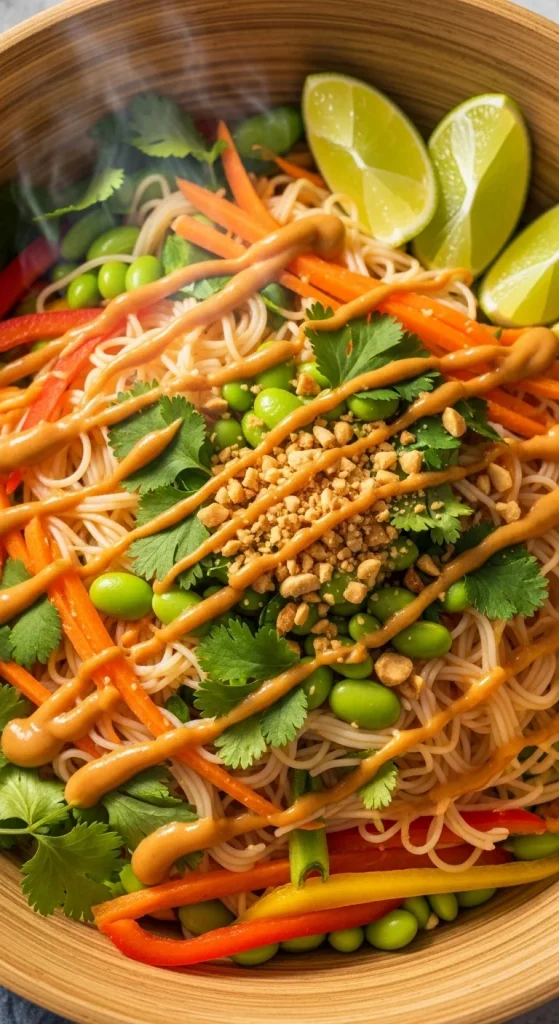 2. Thai Peanut Noodle Bowl