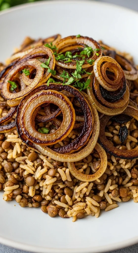 20. Mujadara (Lentils and Rice)