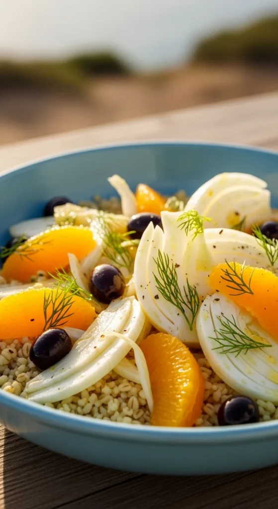 22. Fennel Orange Bulgur Salad