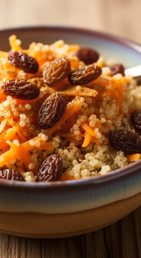 23. Carrot Raisin Quinoa Salad