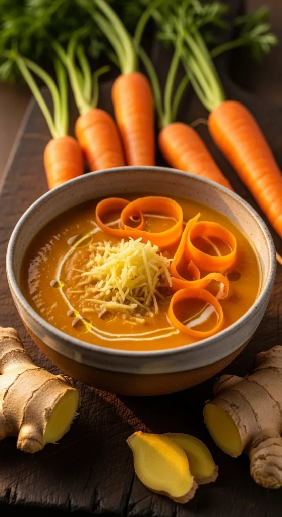 3. Carrot Ginger Soup