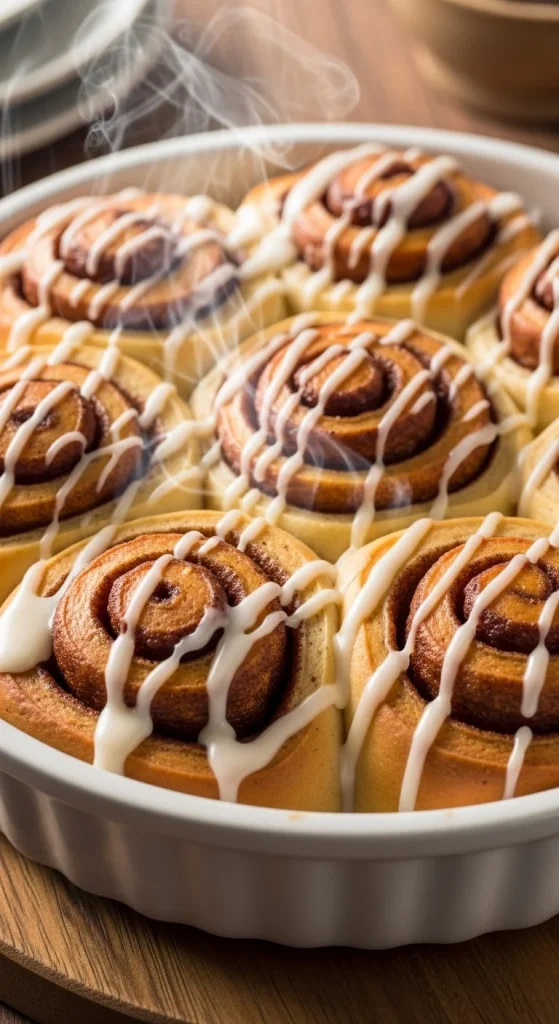 3. Vegan Cinnamon Rolls with Vanilla Glaze