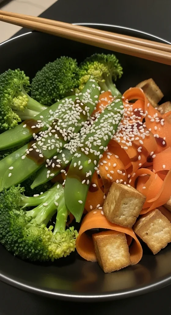 5. Asian Sesame Veggie Bowl