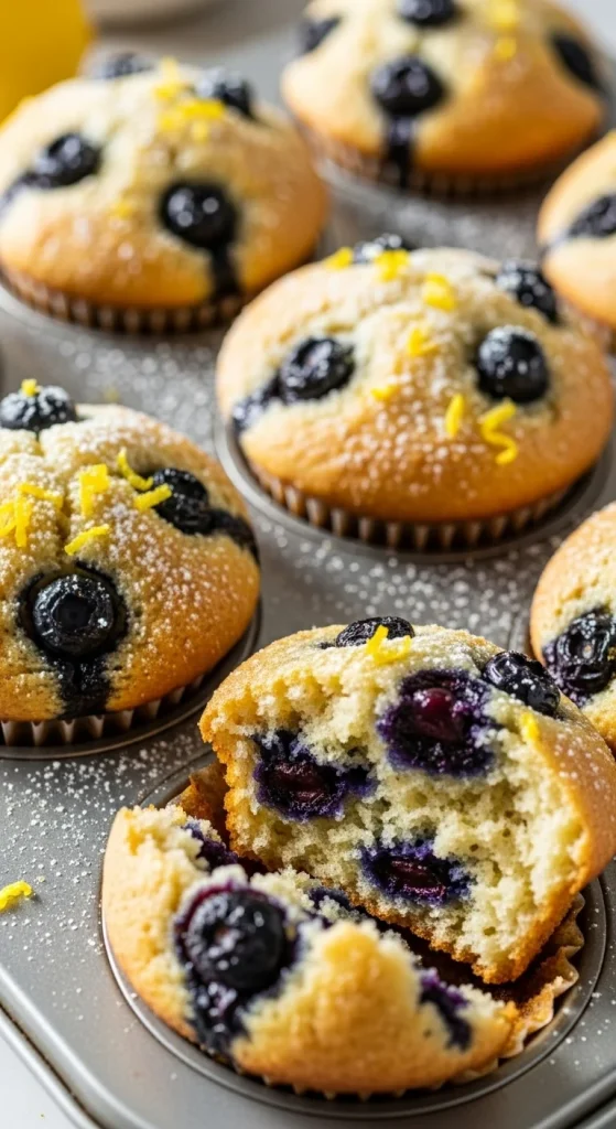 5. Lemon Blueberry Muffins