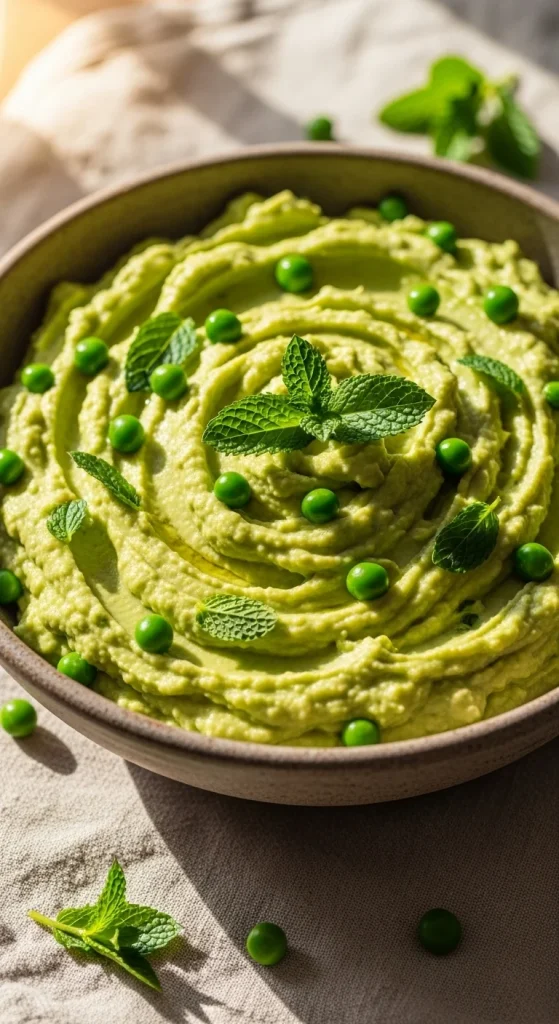 5. Minty Pea and Avocado Bowl