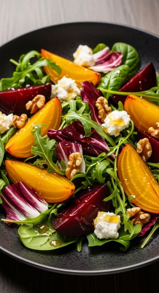 5. Roasted Beet Goat Cheese Salad