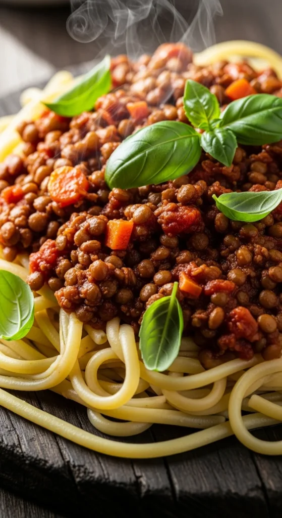 6. Lentil Bolognese