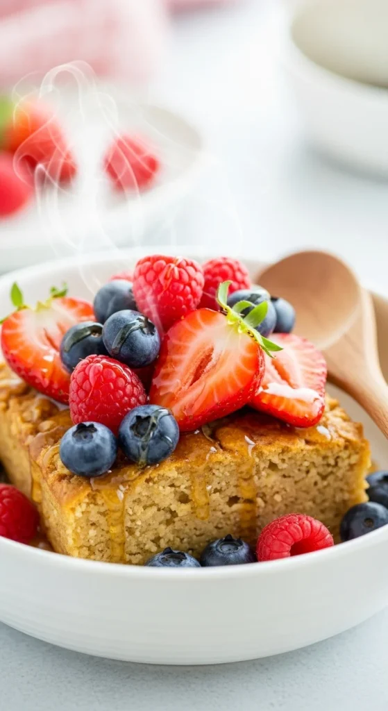 7. Baked Oatmeal with Spring Fruit