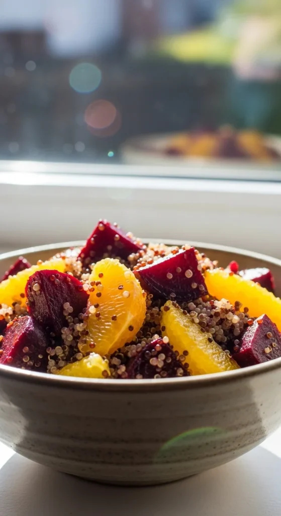 7. Beet and Orange Quinoa Bowl
