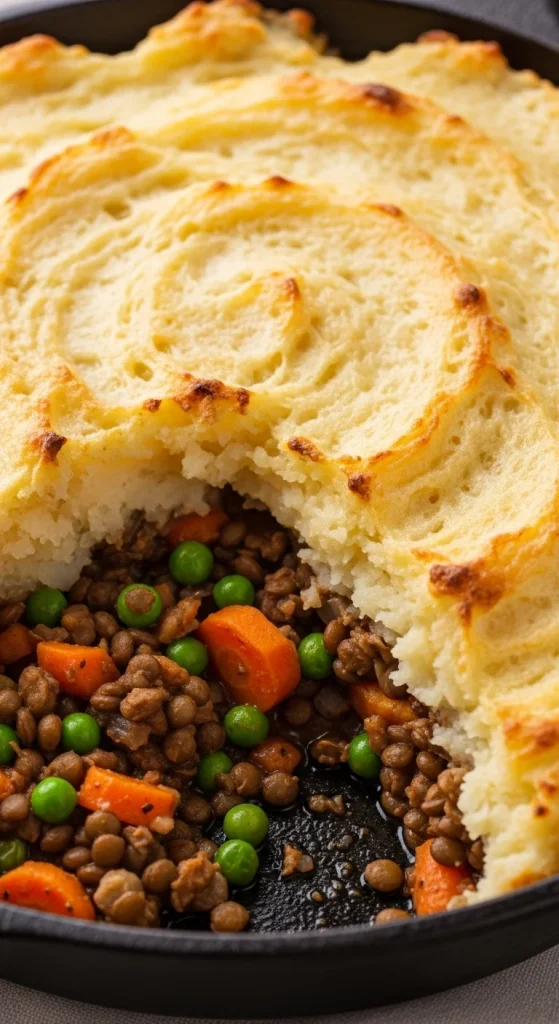 7. Vegan Lentil Shepherd's Pie