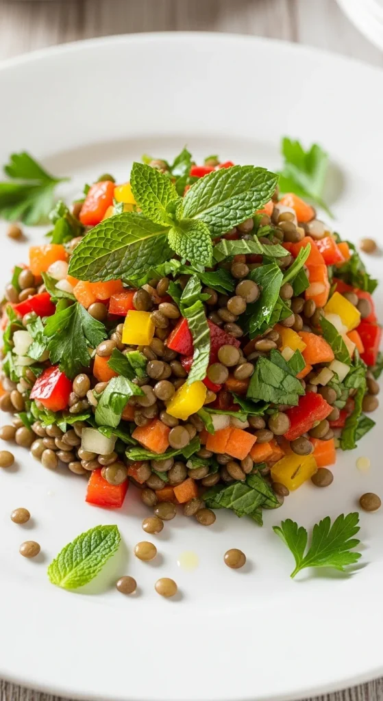 8. French Lentil Salad with Herbs