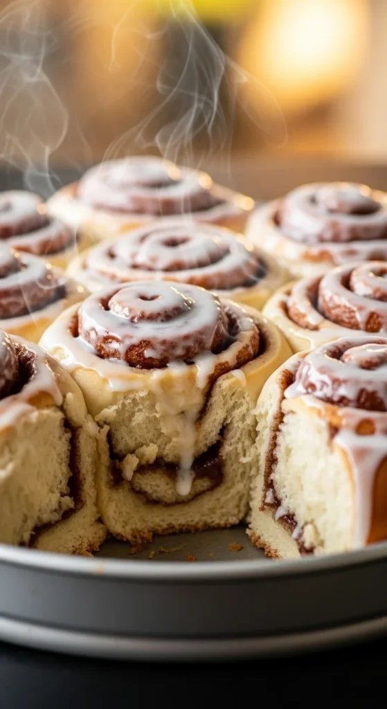 9. Cinnamon Rolls with Cream Cheese Icing